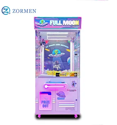 Coin Operated Arcade Claw Machine Small Plush Toy Big Claw Crane Machine