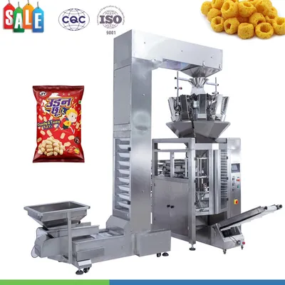 Nitrogen Flushing Modified Atmosphere Plastic Bag Potato Chips Vertical Packing Machine