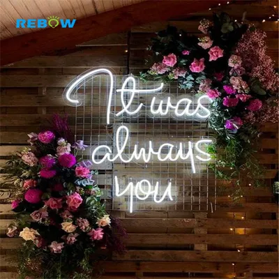 LED Flex Neon Light Manufacturers Silicone Decorative Custom Small Neon Light Sign Wedding Neon Sign for Rooms