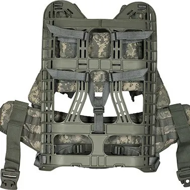 Modular ABS Backpack Frame / External Carrier - Lightweight Plastic Load-Bearing Backplate with Molle System, for Tactical Rucksack, Hiking Backpack & Camping G