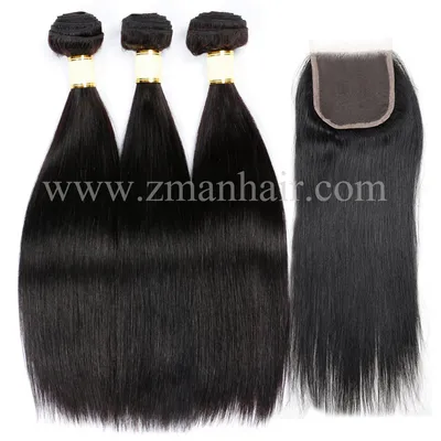 Use-Friendly Real Human Hair Weave in Silk Straight Texture