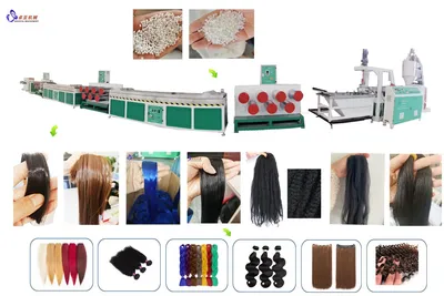 Jumbo Braiding Hair Fiber Material Yaki Hair Kanekalon Wig Hair Making Machine