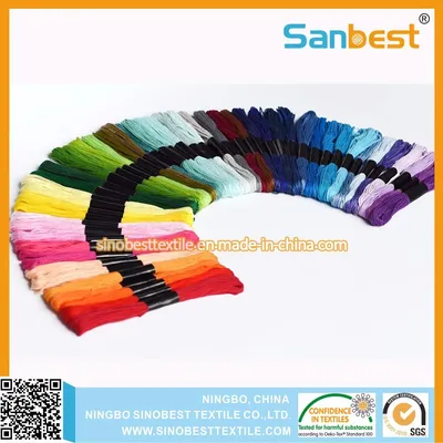 26/2*6 Ply 100% Cotton Cross-Stitching Embroidery Thread