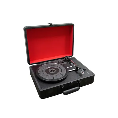 High-End Wireless Bluetooth USB Playback Gramophone Portable Suitcase Turntable Player