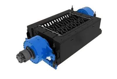 Primary Shredder for Medium Duty Solid Waste Shredding with High Throughput