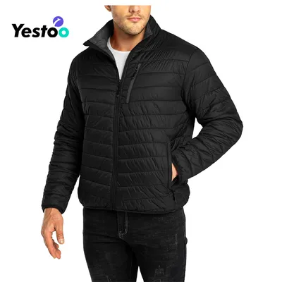 Thermal Lightweight Men's Puffer Jacket - Packable Winter Coat, Windproof Bulk Order