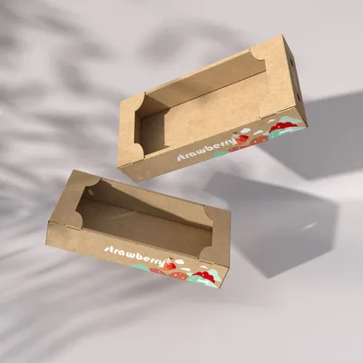 Individual Cardboard Fruit Packing Box Is Compact Protective and Great for Shipping Single Fresh Pear Overseas