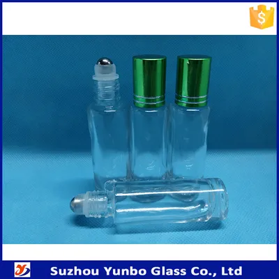 15ml Glass Roll on Bottles with Stainless Steel Roller Ball