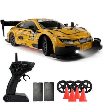 2.4GHz 1/20 4WD RC Sports Racing Drift Cars Toy Mini Electric Hobby Grade Remote Control Model Car Toys with Light for Children