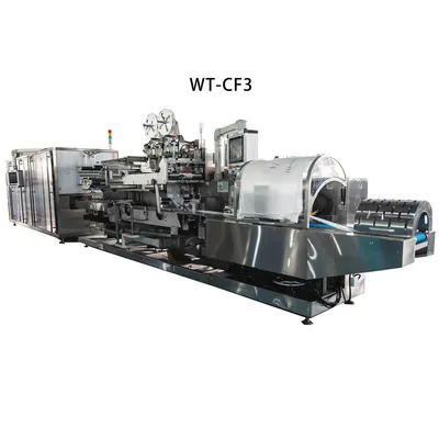 Wt-CF3 High Speed Cross Fold Wet Wipes Production Line