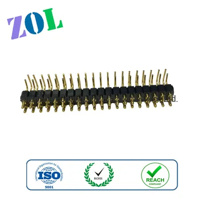 2.54 Pitch Dual Rows 2X20 Pin Right Angle Pogo Pin