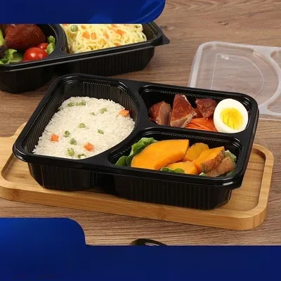 Wholesale Take out Microwave Meal Prep Disposable Food Storage Container Lunch Box with Lid