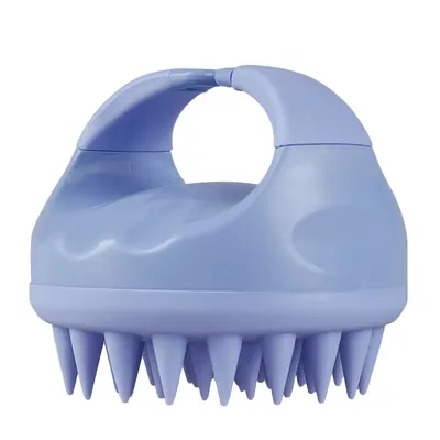 Wheat Straw Soft Silicone Care Scalp Massager Hair Shampoo Brush