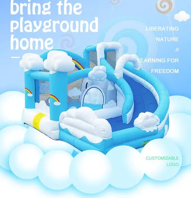 Combination Slide Inflatable Slide Trampoline Castle