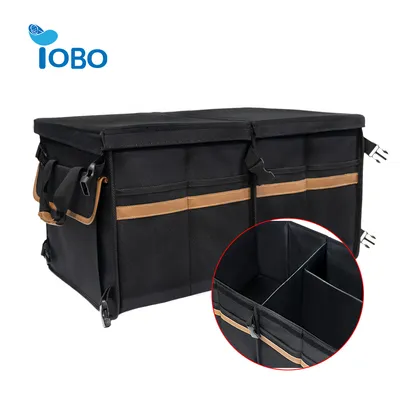 Hot Selling Auto Durable Wholesale Space Saving Waterproof Car Boot Accessories Bag SUV Car Trunk Organizer