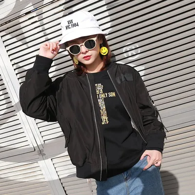 Women Short Style Reversible Jacket with Print