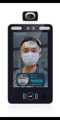 Contactless Infrared Thermal Face Recognition Human Temperature Measure Social Distancing