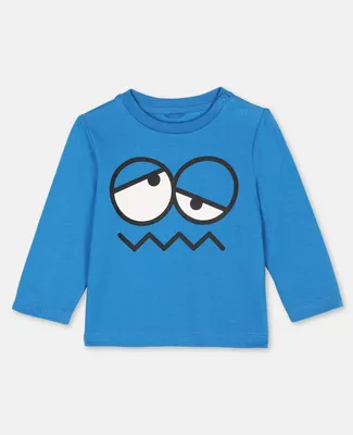 Timtex Emoji Face Cotton T-Shirt