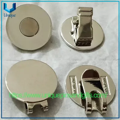 High Quality Custom Charming Golf Hat Clip with Cigar Holder