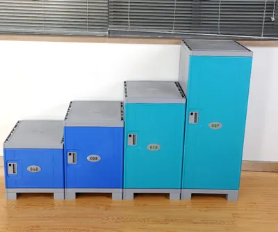 Plastic Locker Cabinet with Stool