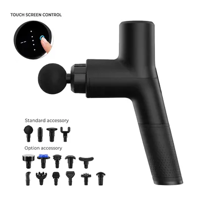 Handheld Deep Tissue Fascial Percussion Massage Gun LED Touch Screen Fascia Massager