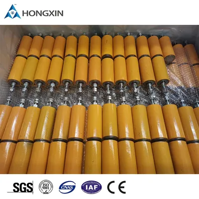 Self Aligning Carrier Friction Flat Idler Roller for Conveyor