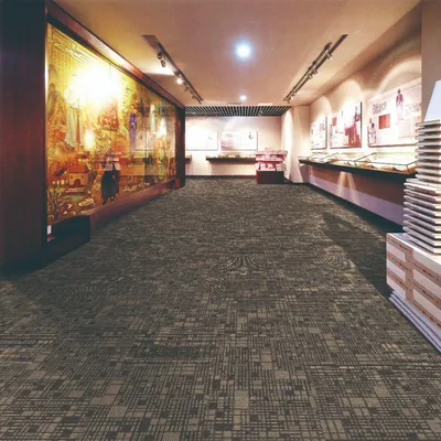 Premium Durable Polypropylene Carpet Tiles for Commercial Interiors