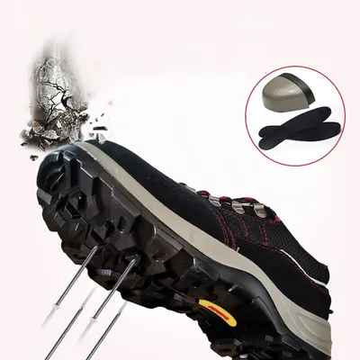High Visibility Safety Shoes with Steel Toe for Enhanced Protection