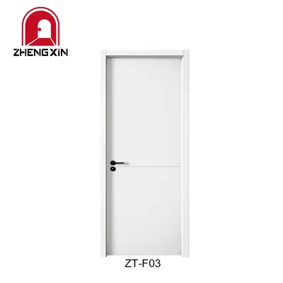 OEM/ODM Simple Design Hotel Bathroom Interior WPC Door Water-Proof Wood Plastic Composite Door