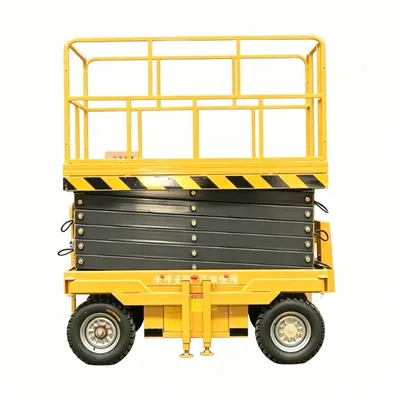 Energy Saving Scissor Lift Platform 6.8m Working Height with Efficient Pump