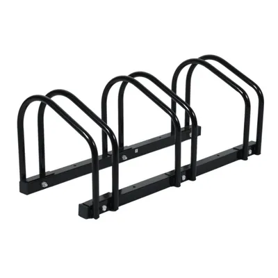 Rust-Proof Surface Treatment Free Standing Carbon Steelloadable Bike Storage Rack for Living Room Corner