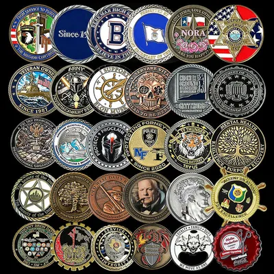 Personalized Zinc Alloy Soft Enamel Commemorative Coin for Souvenirs & Hobby Collecting