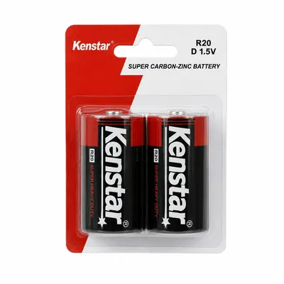 Cylindrical R20 Carbon Zinc Battery for Consumer Electronics