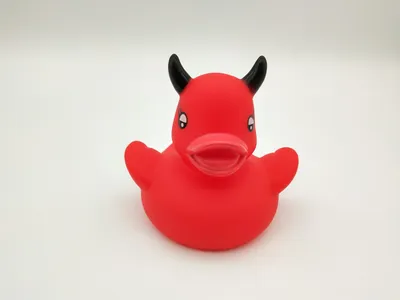 Soft Plastic Red Devil Duck