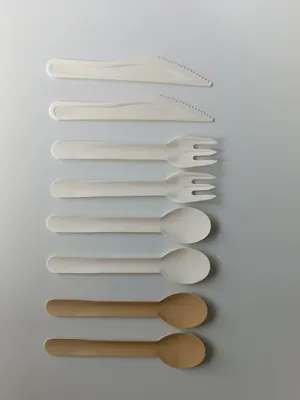 Paper Knife Fork and Spoon for Food