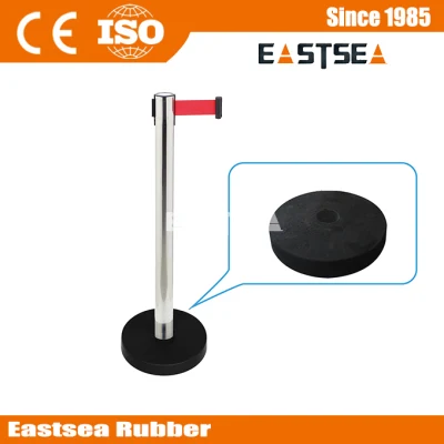 Custom Logo Crowd Control Stanchion Queue Retractable Belt Barrier Post