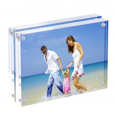 Acryrlic Double Two Sides photos Picture Frame for Customized Design