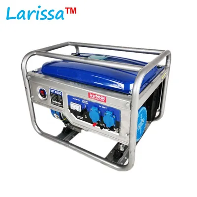 3000W Single Phase Portable Power Gasoline Engine Generator with Handle&Wheel