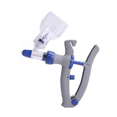 Plastic Automatic Injection Vaccination Continuous Injector with Bottle Holder