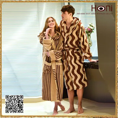 D-012 Newest Design Couple Bathrobe