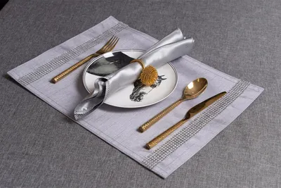 Digital Printed Embroidered Placemat