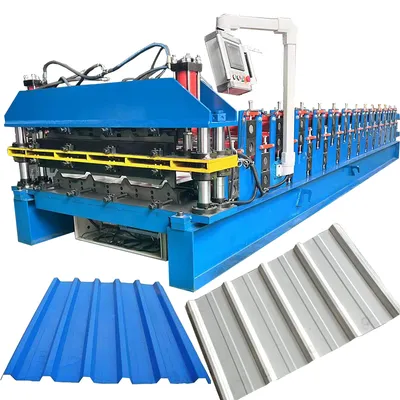 Automatic Cold Roll Forming Machine Metal Roof Sheet Floor Tiles Making Machine Metal Roofing Line Production