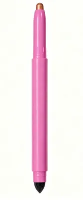 3 in 1 Eye Pencil Tube E827 with Built-in Sharpener & Sponge Smudger