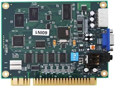 Arcade Game 60 in 1 PCB Board Multi Game Board with VGA/Cga Output for Table Arcade Game Machine or Car Electronic Control