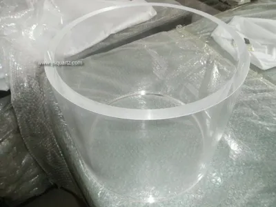 Transparent Quartz Tube with Large Diameter 400-600mm Od