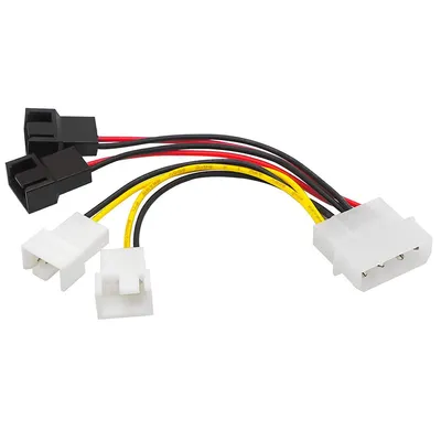 4-Pin to 3-Pin PWM Fan Splitter Cable