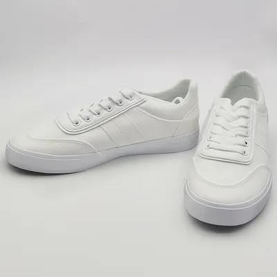 Blank Canvas White Casual Shoes for Men