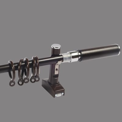 Plastic Coated Iron Thermal Transfer Wood Grain Rod Curtain Rod