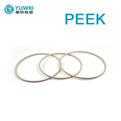 Customized Polyether Ether Ketone Peek Sealing Ring Support Ring Peek Air Compressor Sealing Ring Peek Guide Ring Processing