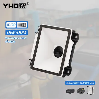 High Performance 2D Mini Barcode Scanner Module Engine Embedded USB Fixed Mount Qr Code Reader